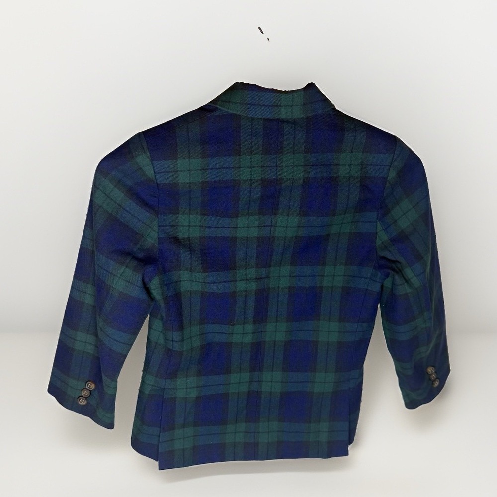 The Beaufort Bonnet Company Boy Booker Blazer Jacket Blackwatch Plaid Size 8 - Picture 2 of 7